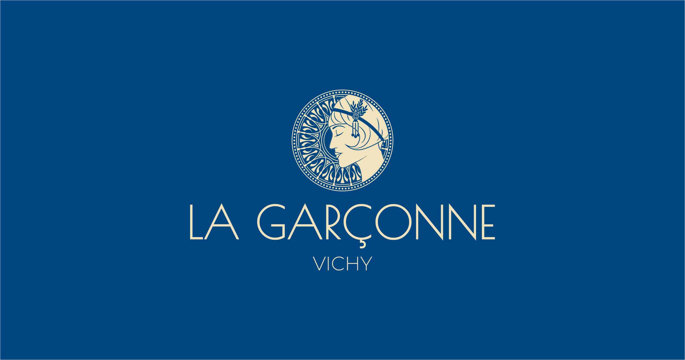 Logo La Garçonne Vichy Classic Blue